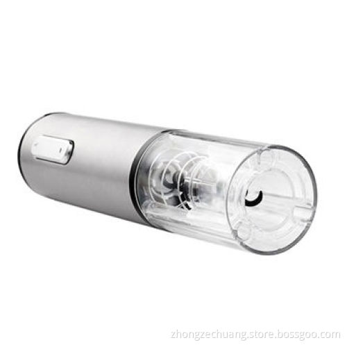 Electric wine bottle cork opener, cordless with stainless steel